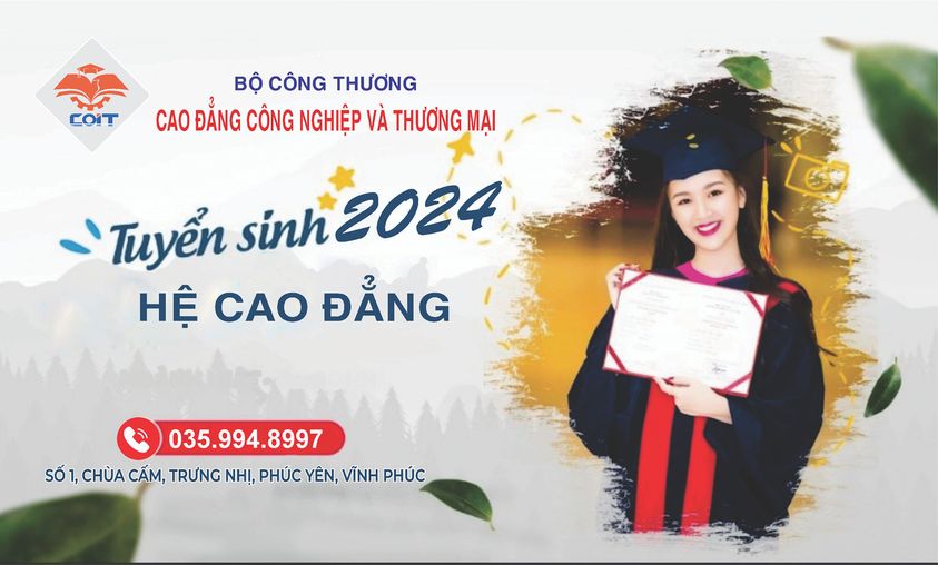 THÔNG BÁO TUYỂN SINH HỆ CAO ĐẲNG NĂM 2024